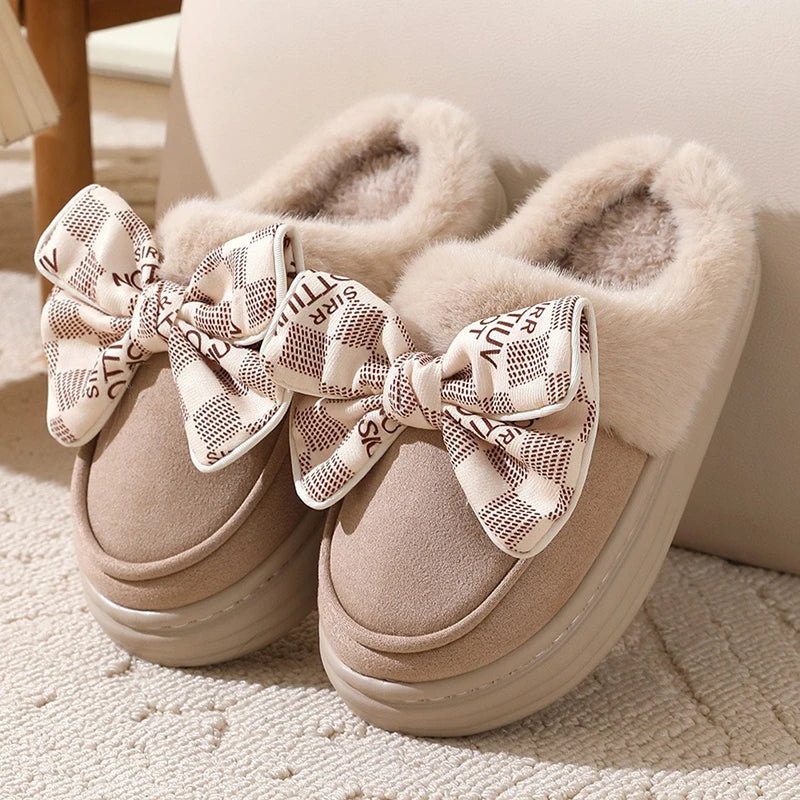 Women Winter Lovely Toe Wrap Slippers