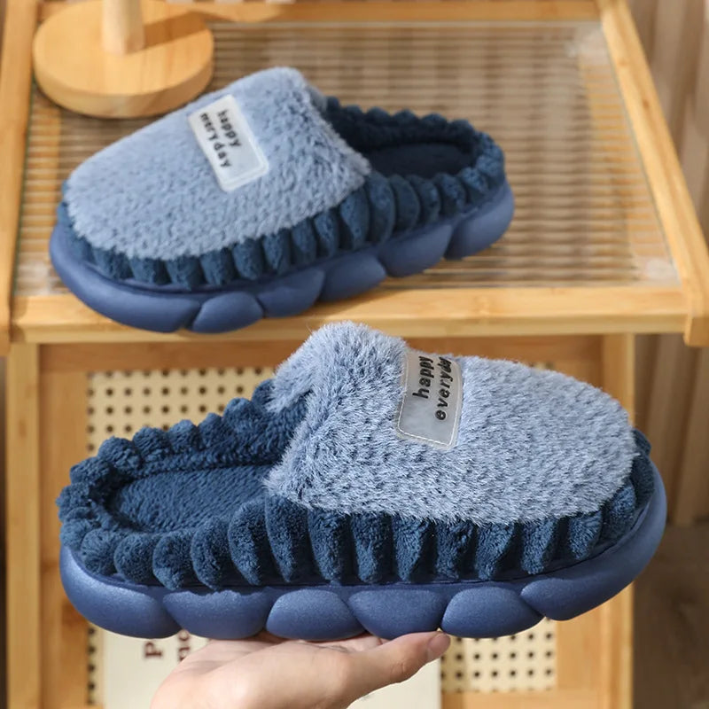 Men's Fuzzy House Slippers