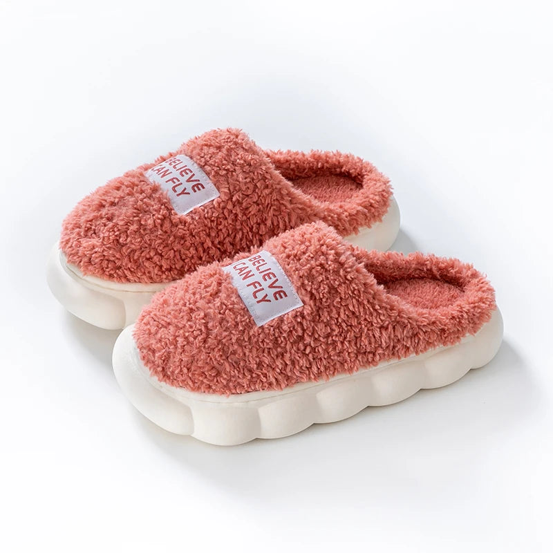 Unisex Fluffy Cotton Slippers