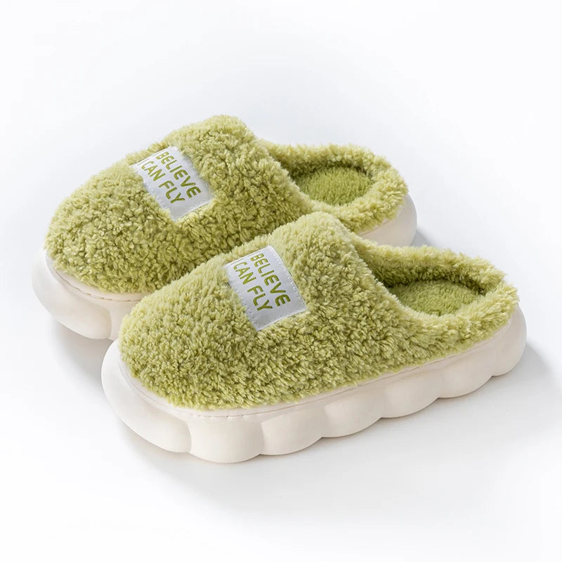 Unisex Fluffy Cotton Slippers