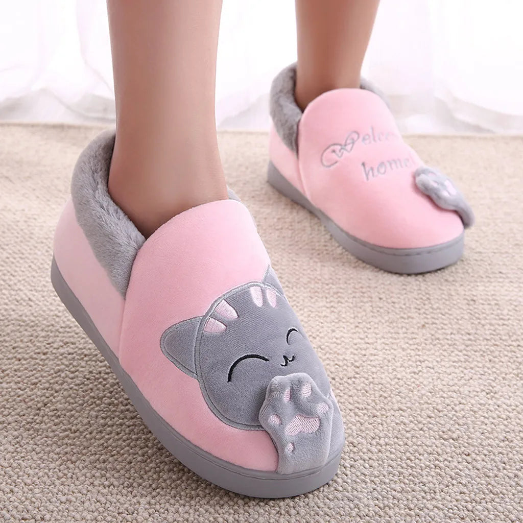 Women Winter Cat In-Home Slippers