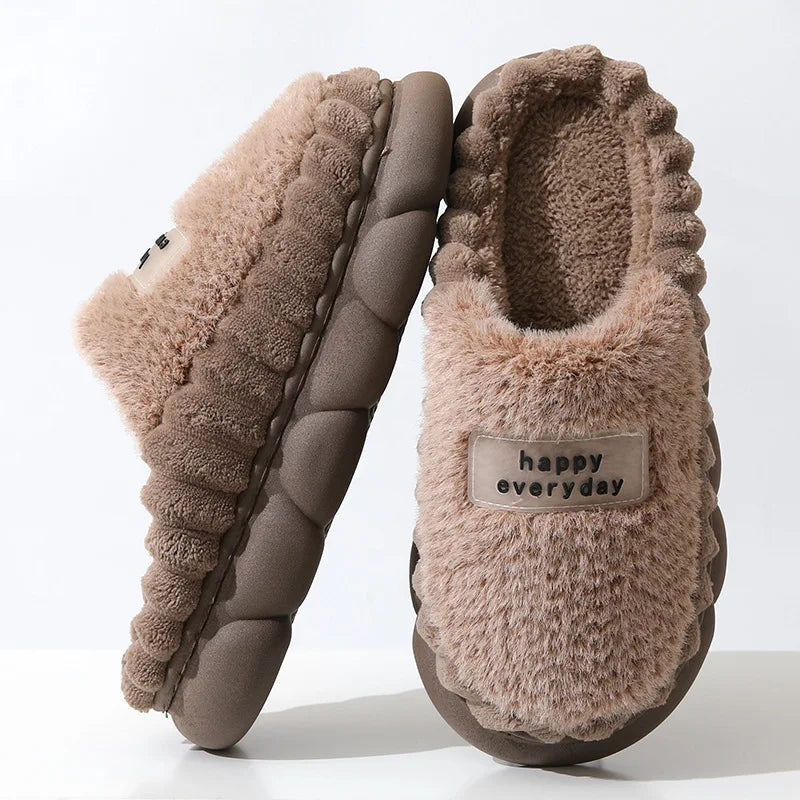 Men's Fuzzy House Slippers