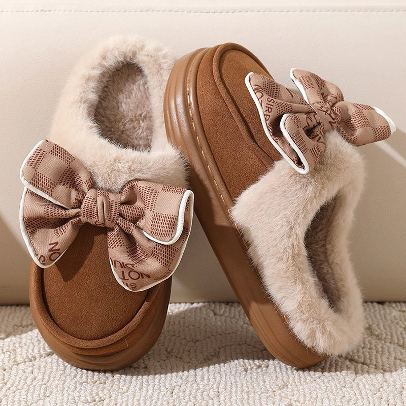 Women Winter Lovely Toe Wrap Slippers