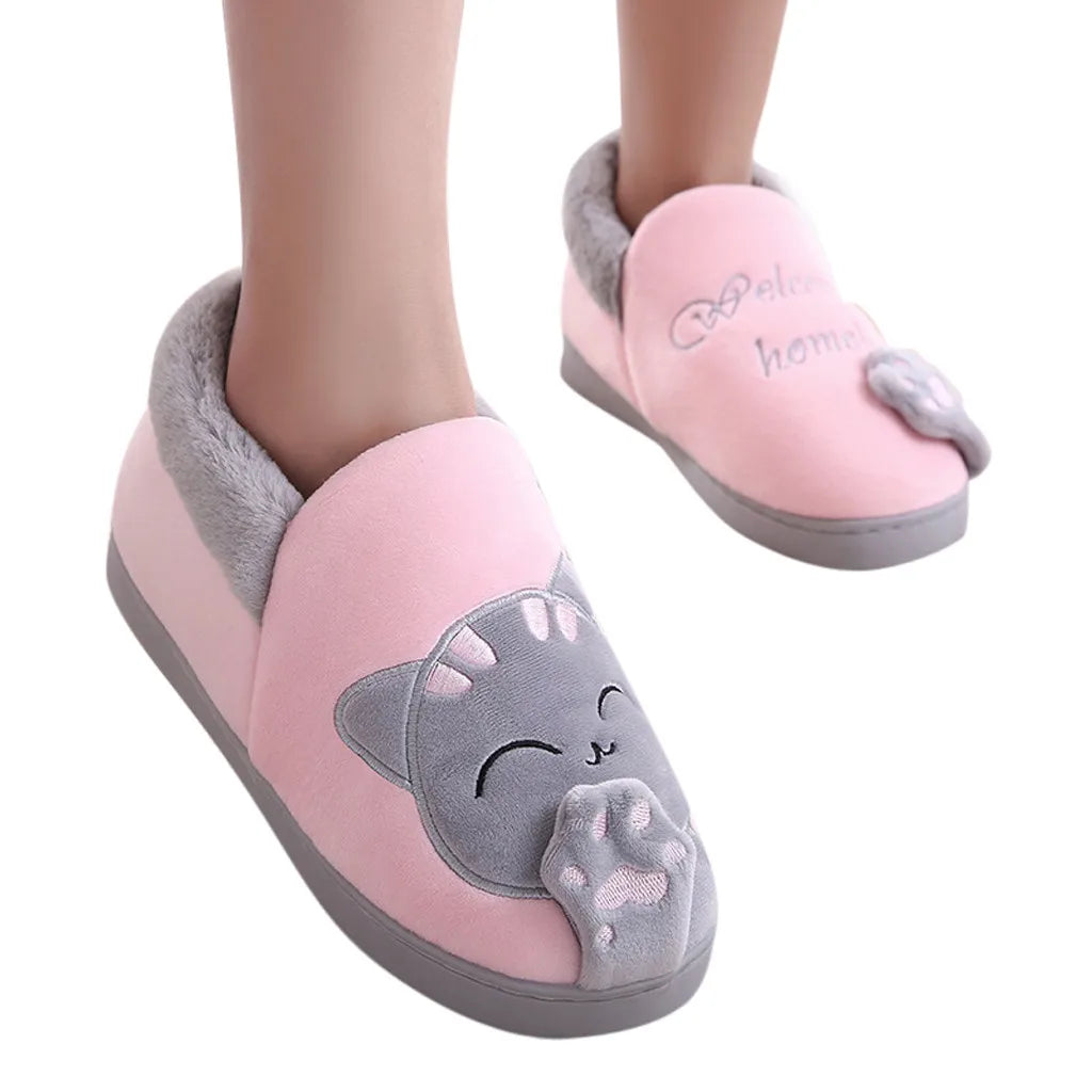 Women Winter Cat In-Home Slippers