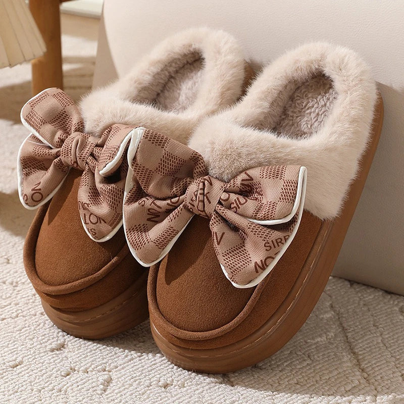 Women Winter Lovely Toe Wrap Slippers