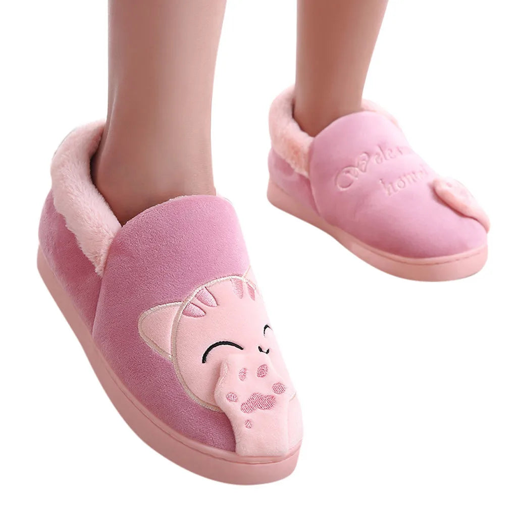 Women Winter Cat In-Home Slippers