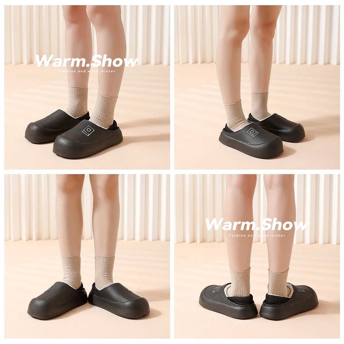 Waterproof Warm Eva Slippers