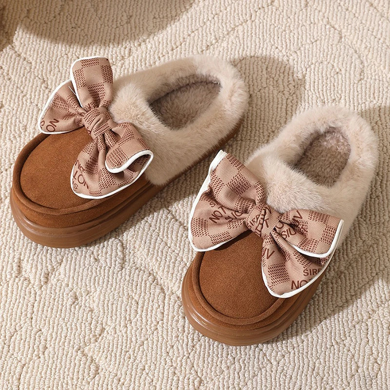 Women Winter Lovely Toe Wrap Slippers