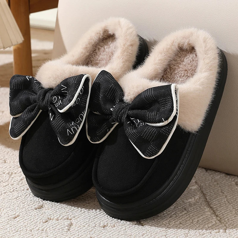 Women Winter Lovely Toe Wrap Slippers