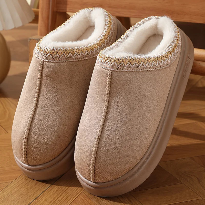 New Fluffy Platform Slippers