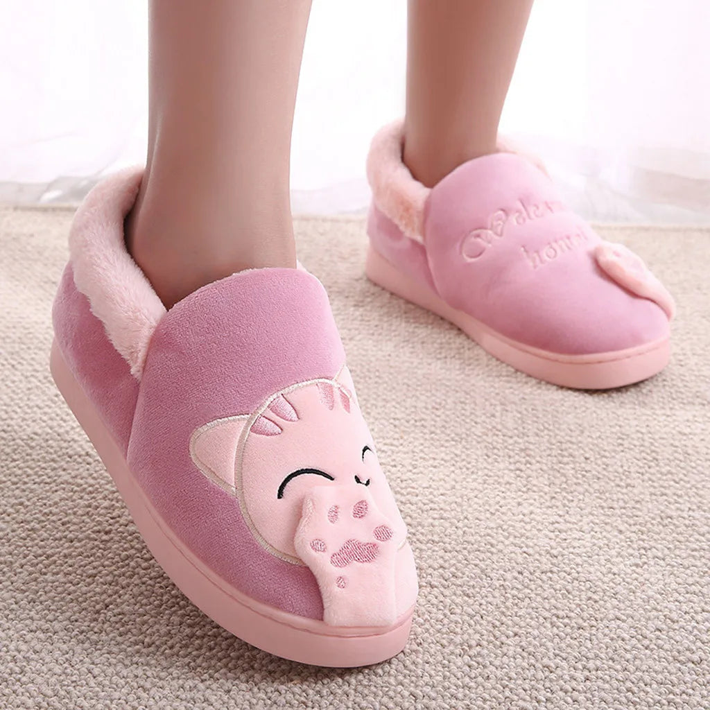 Women Winter Cat In-Home Slippers