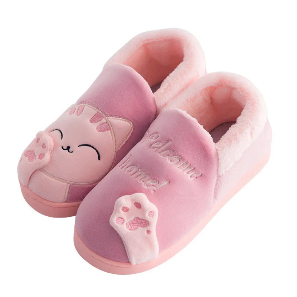 Women Winter Cat In-Home Slippers