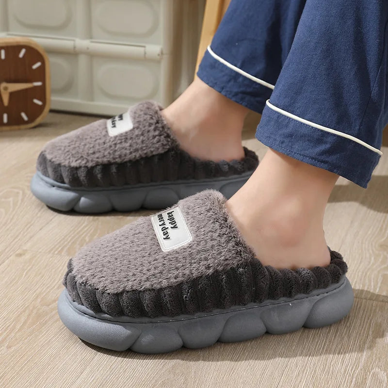 Men's Fuzzy House Slippers