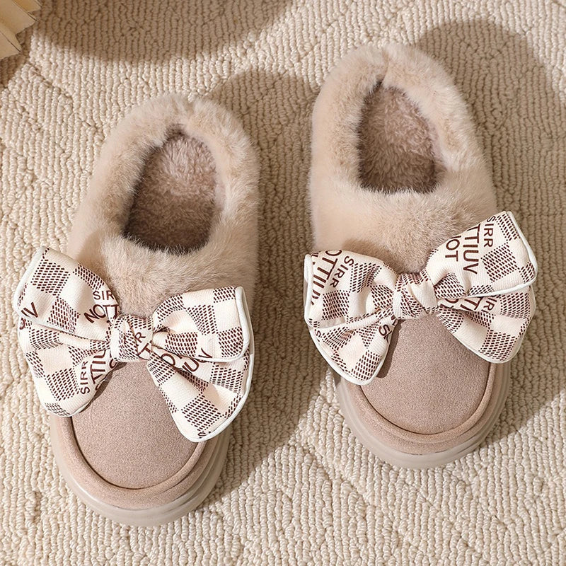 Women Winter Lovely Toe Wrap Slippers