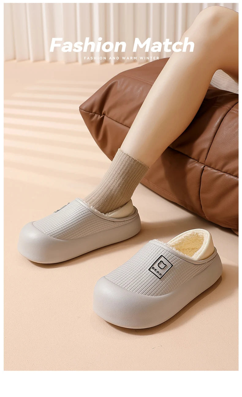 Waterproof Warm Eva Slippers