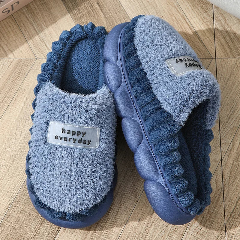 Men's Fuzzy House Slippers