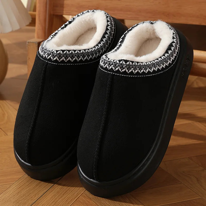 New Fluffy Platform Slippers